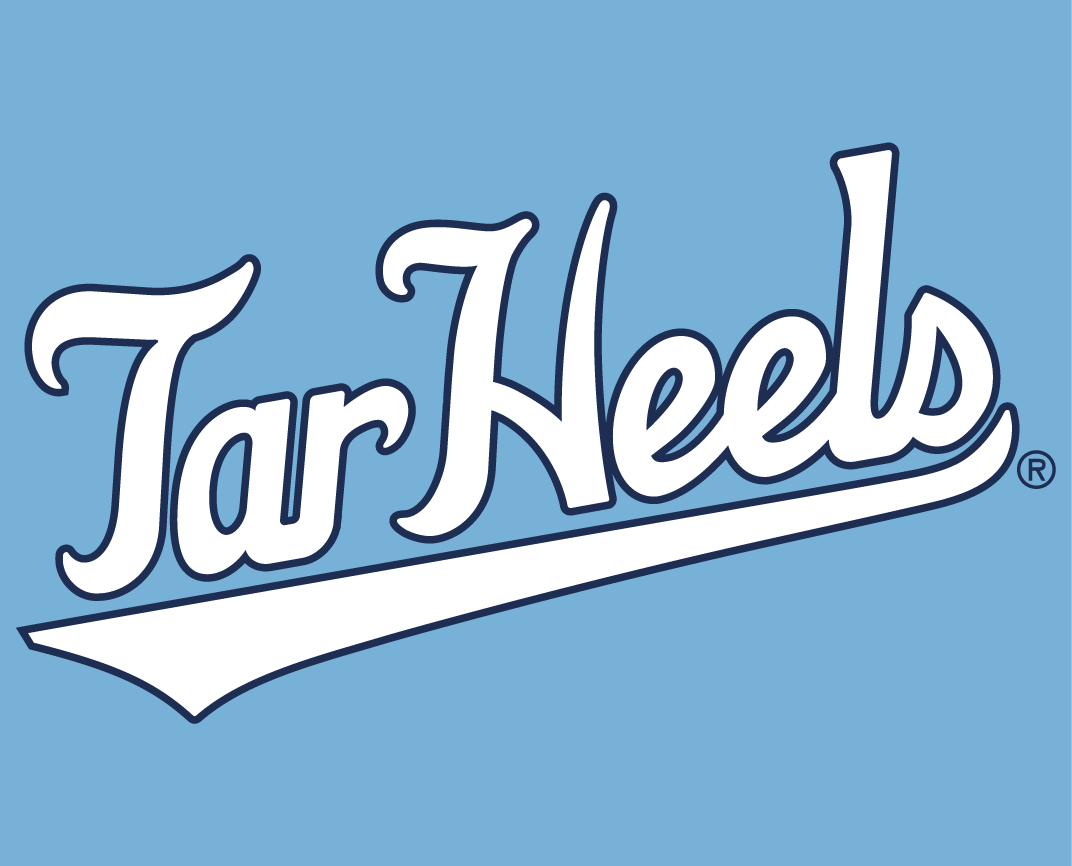 North Carolina Tar Heels 2015-Pres Wordmark Logo v11 diy iron on heat transfer
